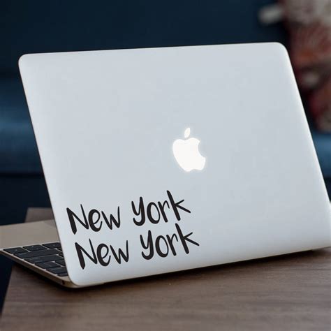 NEW YORK Quote Apple MacBook Decal Sticker fits 11 | Etsy