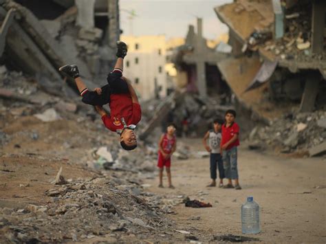 Palestinian War Zone Parkour Photos - Business Insider