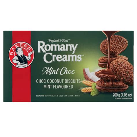 Bakers Romany Creams Mint Choc 200g | Agrimark