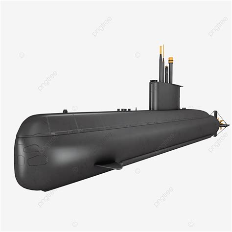 Front View White Transparent, Submarine Front Angle View, Submarine, Under Water Submarine ...