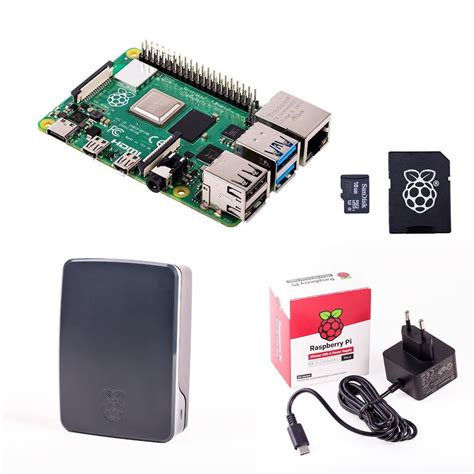 Raspberry Pi 4 Model B Starter Kit - Black • RaspberryPi.dk