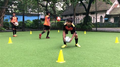 Fun Football Training sessions for kids - YouTube