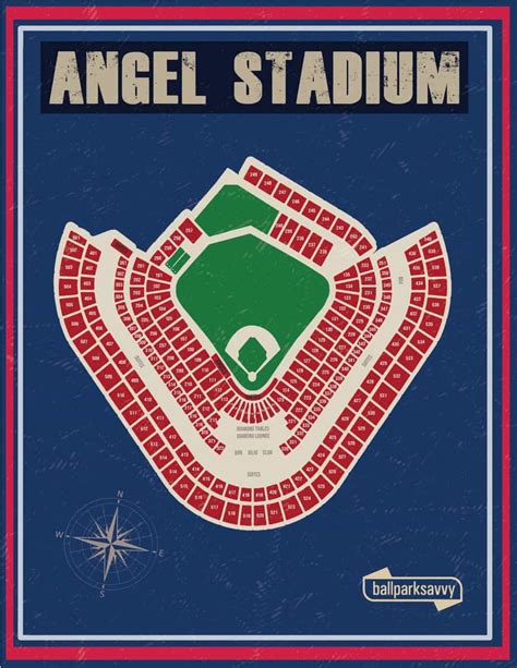 Anaheim Stadium Seating Chart With Seat Numbers – Two Birds Home