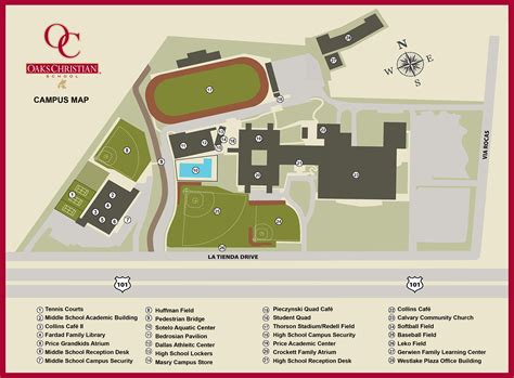 Canyon High School Campus Map - Map