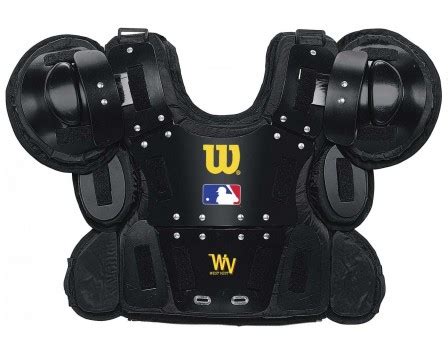 Wilson West Vest Gold Chest Protector - Chest Protectors - Umpire-Empire