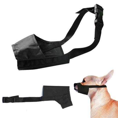 2 Small Pet Dog Mouth Muzzle Grooming Mask Nylon No Bark Bite Chewing Adjustable - Walmart.com ...