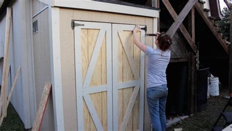 How to Build Double Shed Doors