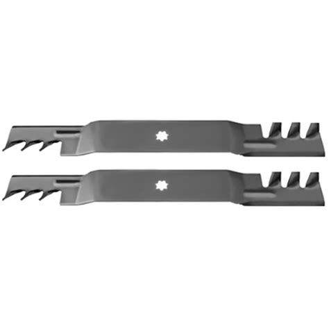 2-Pack 592-615 Toothed Mulching Blades Fits John Deere 42" - Walmart.com