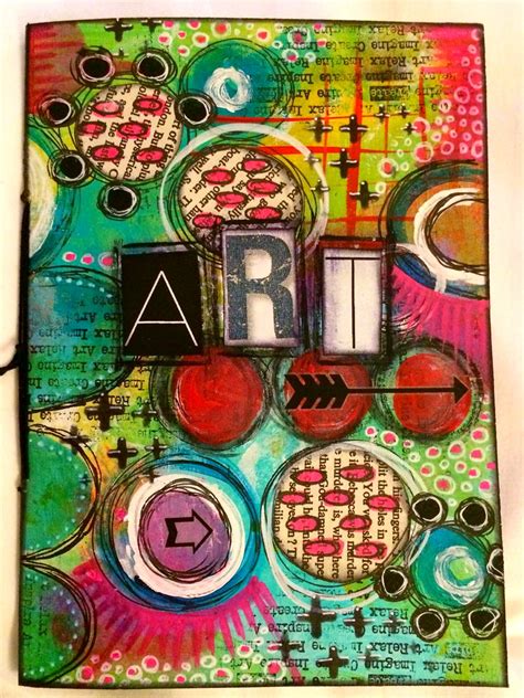 Small handmade art journal. Front cover !! | Tracy Scott | Flickr