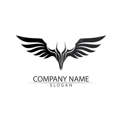 Logo Design Symbols Vector Design Images, Black Wing Logo Symbol For A ...