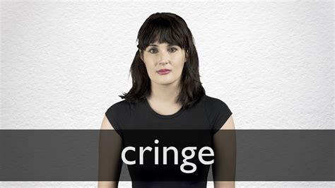 How to pronounce CRINGE in British English - YouTube