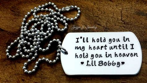 I'll Hold You In My Heart Until I Hold You In by JazzieJsJewelry