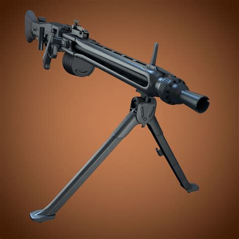 mg3 machine gun 3D Models - CGTrader.com