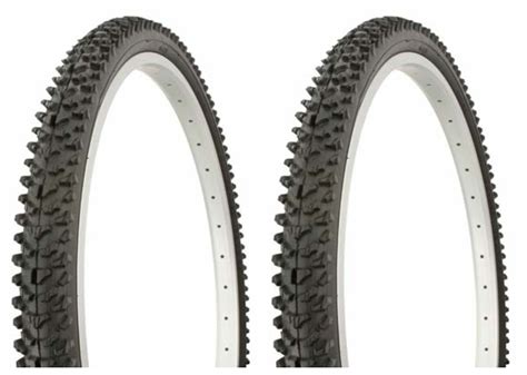 Tire set. 2 Tires. Two Tires Duro 26" x 1.95" Black/Black Side Wall HF ...