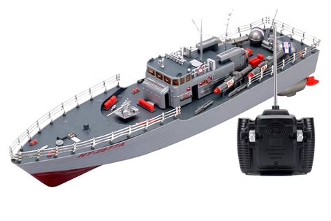 RC Missile Warship Radio Remote Control HT-2877 RTR Ship Battleship Cruiser R/C - Walmart.com