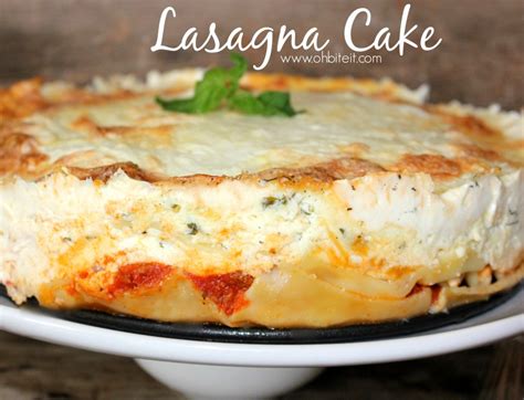 ~Lasagna Cake! - Oh Bite It