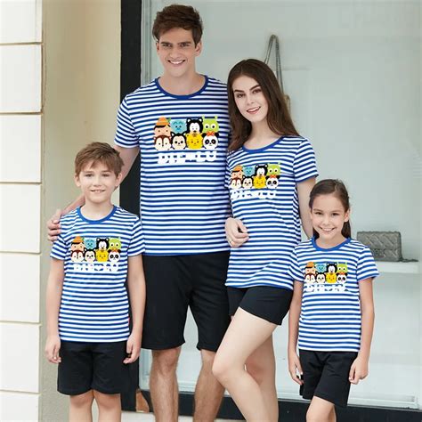 Aliexpress.com : Buy Family Matching Clothes Short Sleeve Mother Father ...