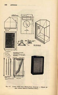 Another DIY corner horn designed by Klipsch for Electrovoice, known as ...