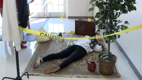 CAL students encounter fake crime scene on first day of school