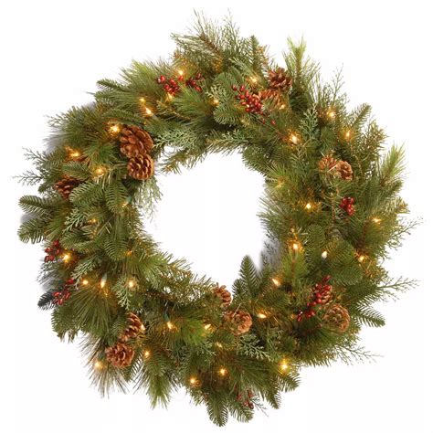 National Tree Co. Noble Indoor Outdoor Christmas Wreath, Color: Green - JCPenney