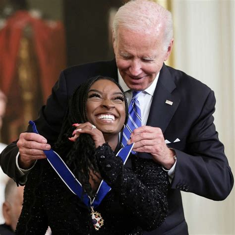 Simone Biles awarded Presidential Medal of Freedom - ABC News