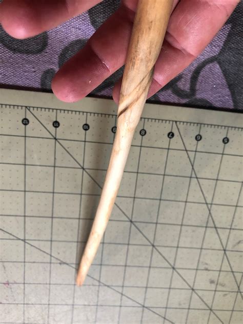 Hand carved pine wand | Etsy