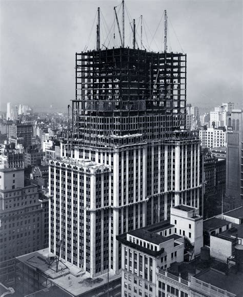 Construction of the Empire State Building - 1930