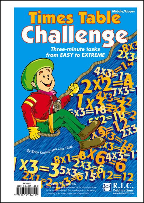 Times Table Challenge - R.I.C. Publications (RIC-0077) Educational ...