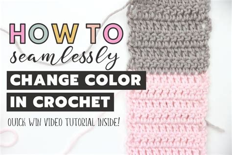 How to Change Colors in Crochet - Picture & Video Tutorial - sigoni macaroni