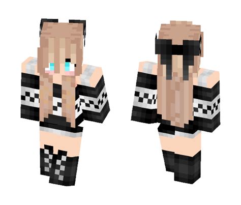 Download Cute Wolf Girl Minecraft Skin for Free. SuperMinecraftSkins