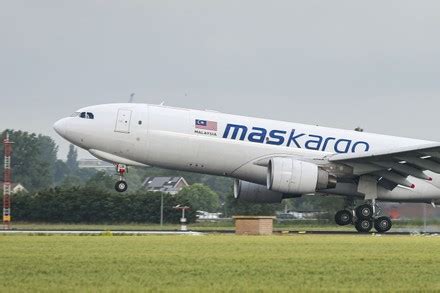 Malaysia Airlines Maskargo Logo Inscription Airbus Editorial Stock Photo - Stock Image ...