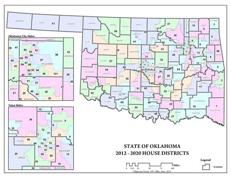 State redistricting information for Oklahoma