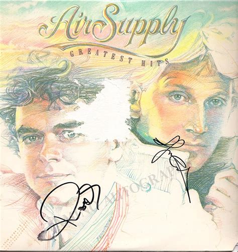 Air Supply Autograph Record Album Signed – Tamino