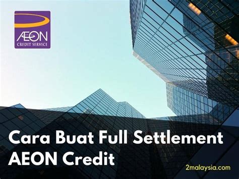 Full Settlement Aeon Credit - Julian Short