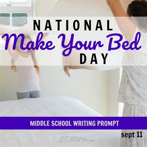 National Make Your Bed Day ig | Writing with Sharon Watson-Easy-to-use ...