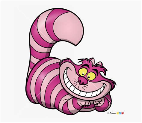 How To Draw Cheshire Cat 2, Alice In Wonderland - Cat From Alice In ...