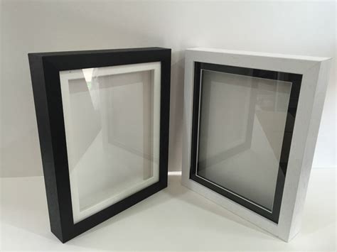 3D Deep Box Picture Frame Display Memory Medals Memorabilia Flowers Black | eBay