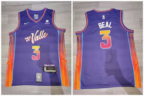 Suns 3 Bradley Beal Purple Nike 2023 24 City Edition Swingman Jersey