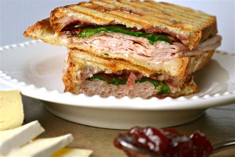 Turkey Panini with Brie and Cherry Preserves Sandwich Wraps Recipes, Panini Recipes, Sandwich ...