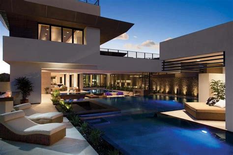 Phenomenal desert contemporary showcase home in Nevada | Luxury homes ...