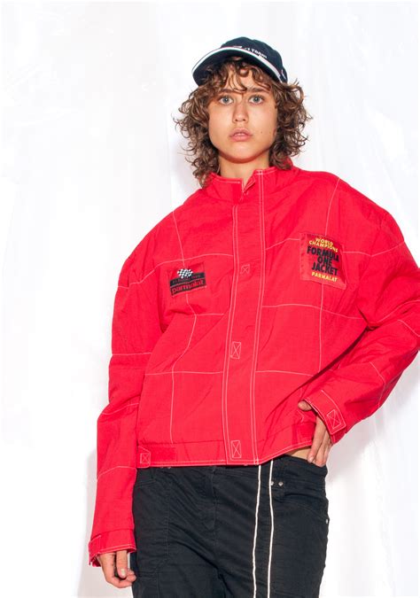 Vintage 90s Formula One Racing Jacket in Red – Pop Sick Vintage