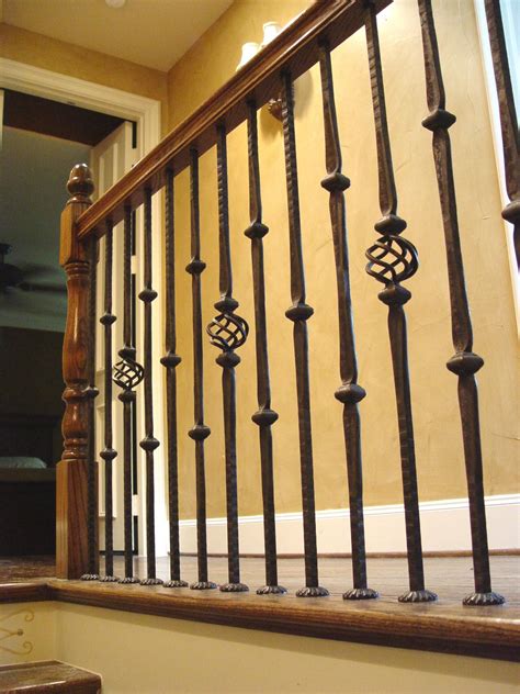 Best Wrought Iron Interior Stair Balusters 2023 | Stair Designs