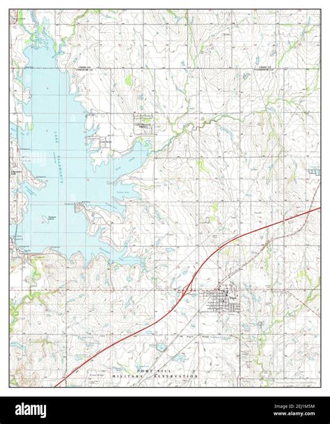 Elgin, Oklahoma, map 1991, 1:24000, United States of America by Timeless Maps, data U.S ...