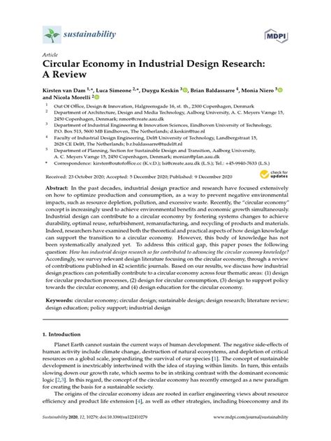 Sustainability 12 10279 v2 | PDF | Academic Journal | Sustainability