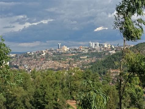 Cloudy Day in Kigali, Rwanda, Africa Stock Image - Image of africa ...