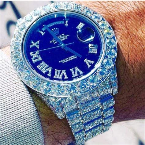 Iced-Out Rolex | S. B. Pinterest: Slimbaby86 Rolex Watches For Men ...