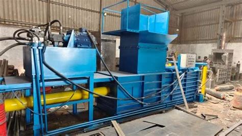 Horizontal Continuous Paper Baling Machine at Rs 3400000 | Waste Baling ...