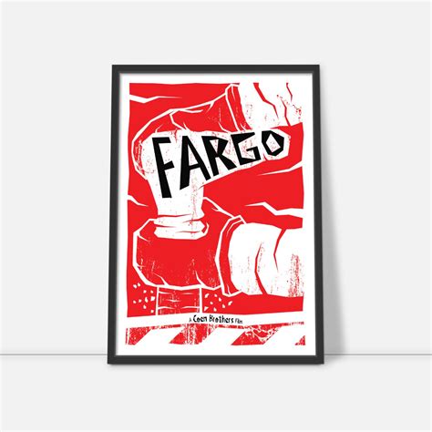 Fargo Movie Poster Film Poster Print Minimalist Wall Art - Etsy