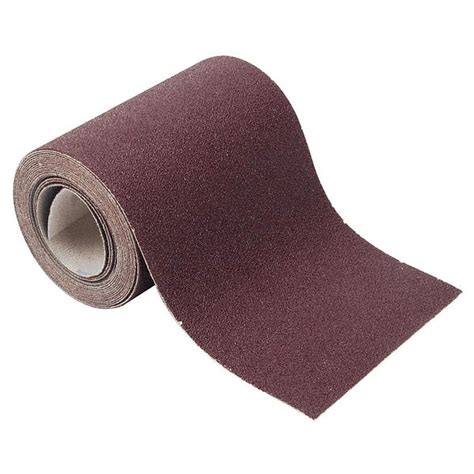 Wolfcraft 1741000 Sandpaper Roll 120 Grit Hook & Loop 4m x 115mm | Rapid Online