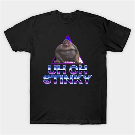 Uh Oh Monkey Aesthetic - Uh Oh Stinky - T-Shirt | TeePublic